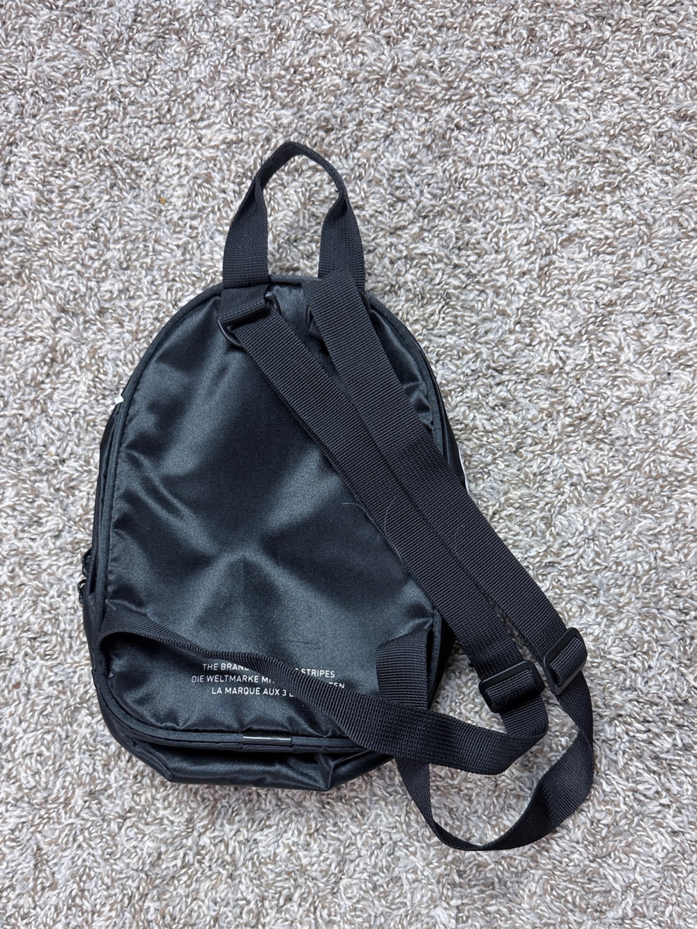 adidas Black Mini Backack - Picture 2 of 5